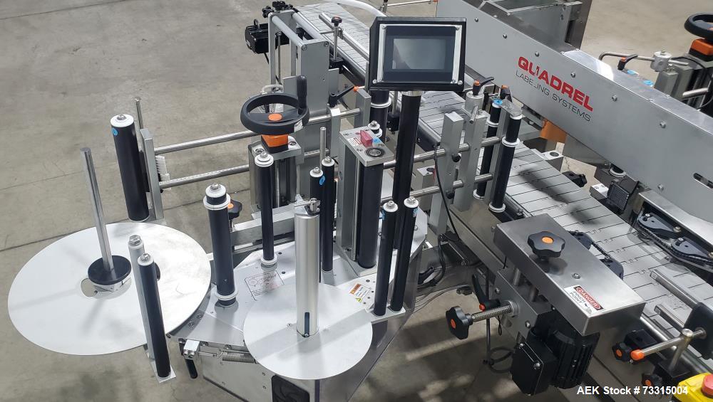 Used Quadrel Econoline Q110 Front and Back Labeler – 150 CPM